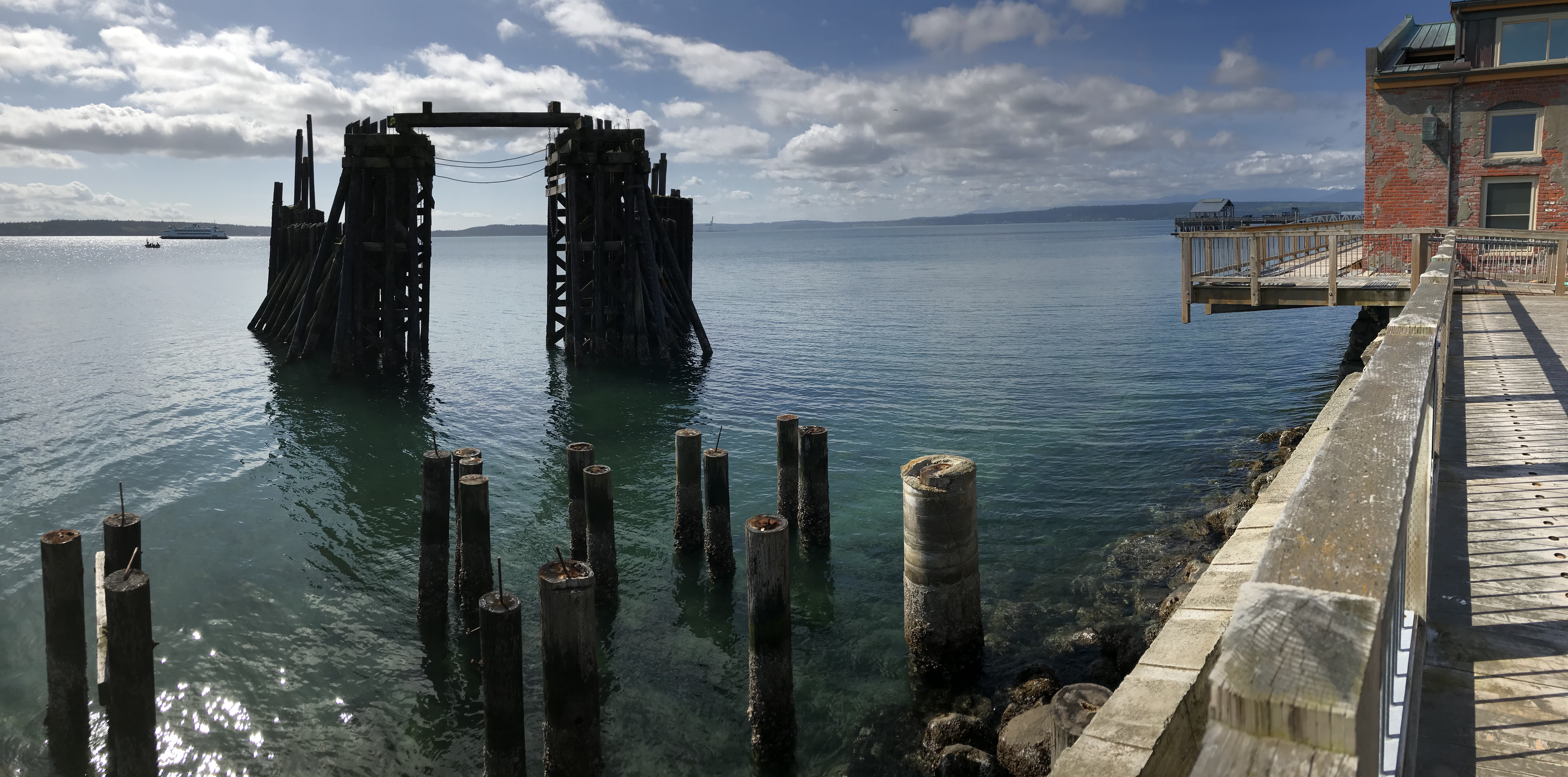 old ferry dock in Port Townsend