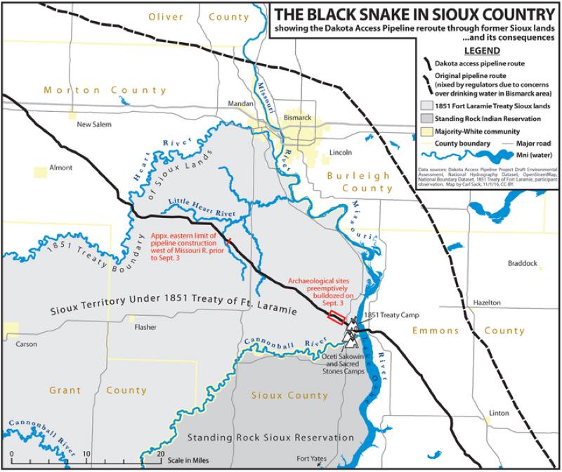 standing rock map