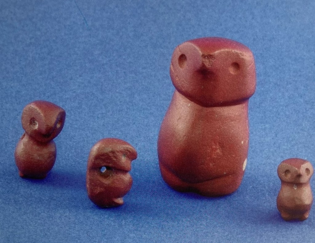 Stone owlets, dated to 2000-1000 BCE, Northeastern Louisiana