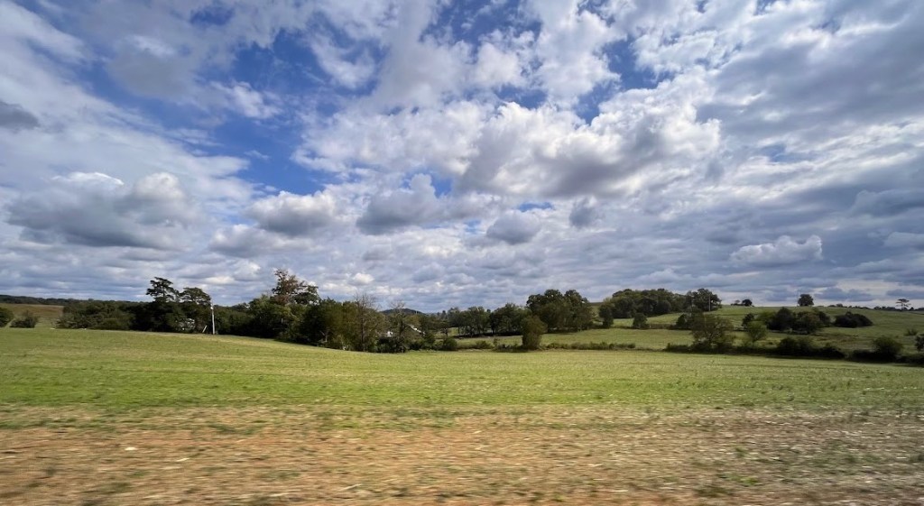 fields where the encampments were
