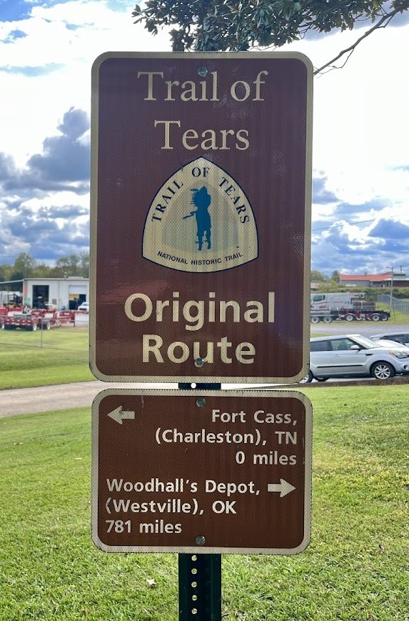 Trail of Tears sign